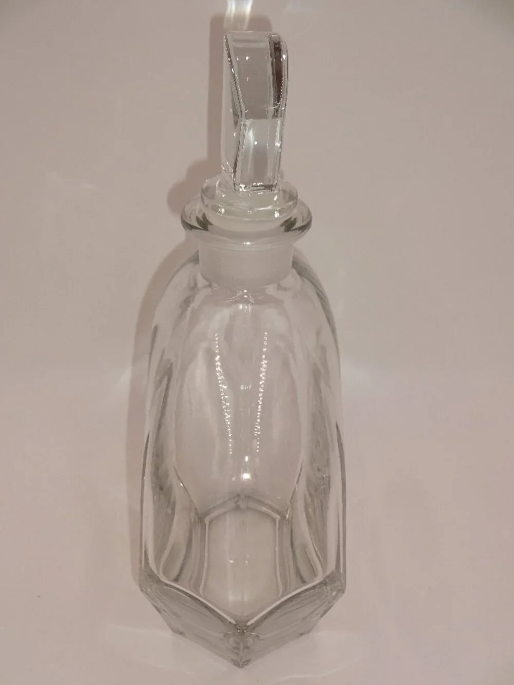 Vintage 1970s Luigi Bormioli Light & Music Crystal Decanter Etched Mallard Duck